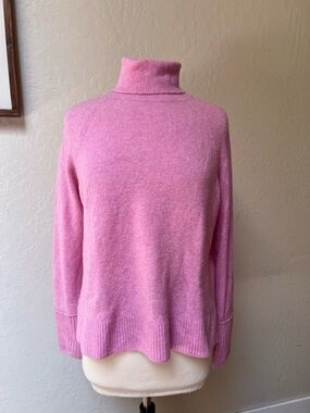 J. Crew pink wool sweater